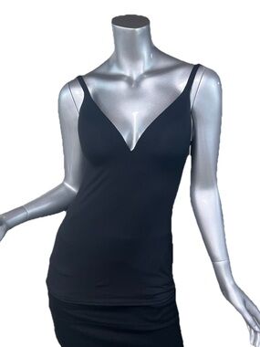 Victoria's Secret Body by Victoria Ipex Tank Camisole Built in Bra Black 36C